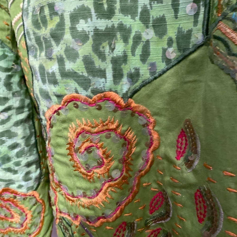 Julia Kim Blazer Jacket lime green size XL - Picture 4 of 9